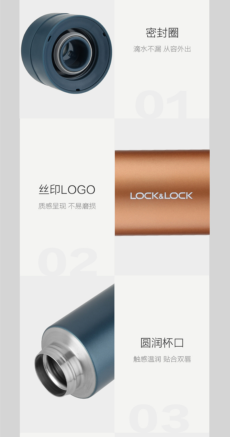 乐扣黛晶后弹盖保温杯定制 乐扣黛晶后弹盖保温杯定制