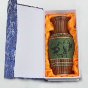 手工艺术礼品定制：瓷胎竹编
